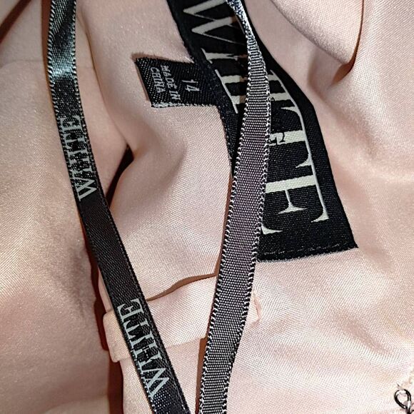 White by Vera Wang Womens Dress Sz 14 Pink Tulle Bubble Bridesmaid Prom Ballet - Picture 7 of 11